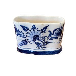 vintage sweetener holder - handpainted in holland